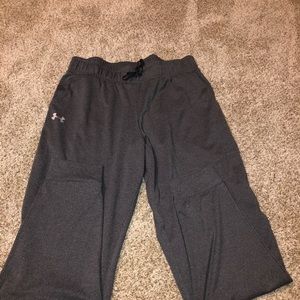 Women under armour loose grey jogger sweatpants size m